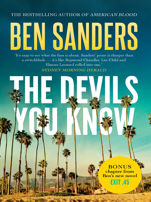 Title details for The Devils You Know by Ben Sanders - Wait list